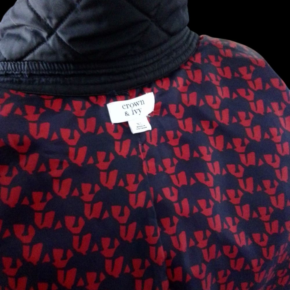 Crown & Ivy Black Quilted Puffer Jacket - Picture 4 of 4